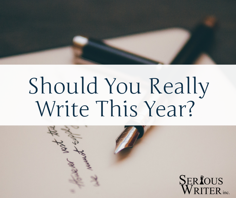 Should you really write this year?