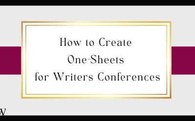 The One-Sheet Formula for a Writers Conference